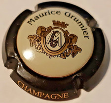 Capsule de champagne Grumier Maurice Contour noir N°9