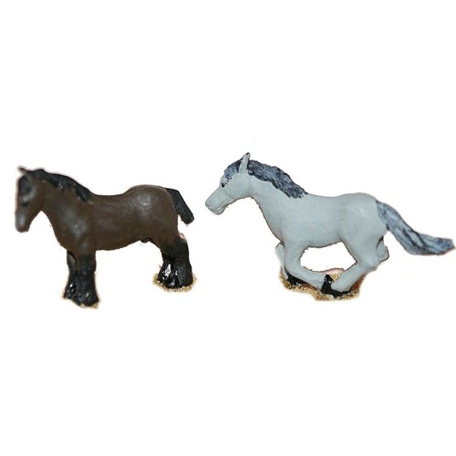 Chevaux peints sans - 2, harnais