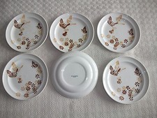 6 Anciennes assiettes dessert