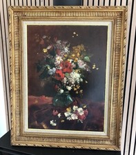 Huile sur toile du XIXème -