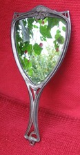 ART NOUVEAU MIROIR FACE A MAIN