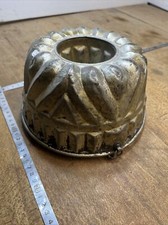 N. 3 Ancien Moule a Gâteau  En Fer Blanc , kouglof