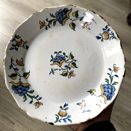 Belle assiette faience - belle,