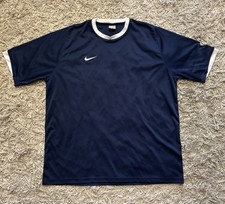 Maillot Nike Total 90 Y2K Swoosh Bleu Marine Vintage Taille XXL