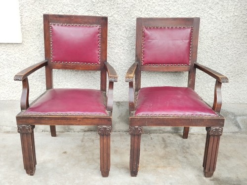 Paire fauteuil art deco - paire,