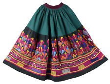 Indien Coton Femmes Jupe Main Broderie Vintage Banjara Patineuse Ghaghra Gypsy
