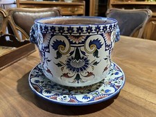 Cache pot en Faïence de Gien