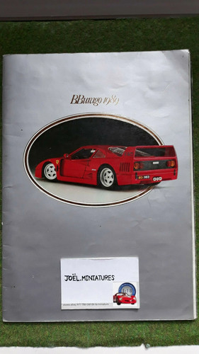 Catalogue burago 1989 voitures - burago,