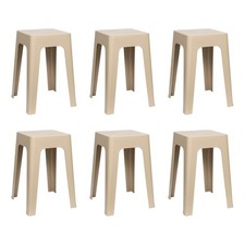 Lot de 6 Tabourets Empilables