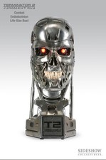 T800 terminator bust - t800,