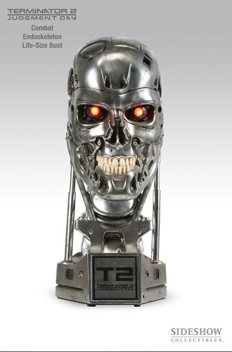 T800 terminator bust - t800,