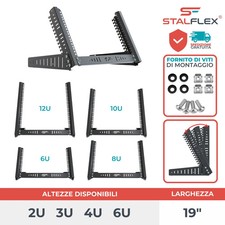 Support rack 8u - 6u,