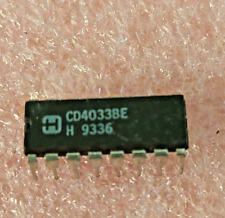 1pcs CD4033BE CMOS Decade Counters/Dividers  DIP16  Harris