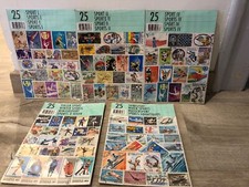 Collection Lot de 5 Planches Timbres Thème Sport, D’Hiver, Aquatiques Philatélie