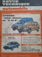 CITROEN C15 D VISA 17 RD 1769 cm3 DIESEL REVUE TECHNIQUE AUTOMOBILE RTA 470 occ1
