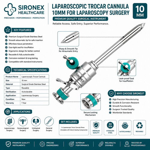 Canule trocar laparoscopique - trocar,
