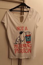 SNOOPY Oysho Teeshirt Débardeur Femme  "Not A morning Person" Taille  XL
