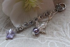 Ange Gardien Clé Nom Pendentif Sac à Couches Sac D'École Rentrée Baptême