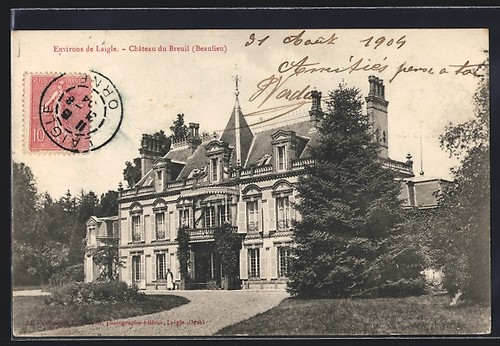 Cpa beaulieu laigle chateau - cpa,