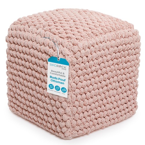Birdrock home square - square, pouf
