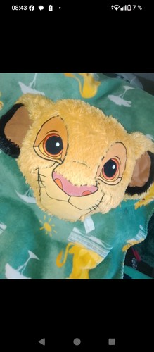 Disney doudou plat lion simba - disney,