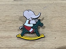 PINS PIN BD BABAR ELEPHANT ELEFAN CHEVAL A BASCULE