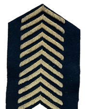 RARE Chevron brisque noir modèle 1916 Tunique 93 Officier Infanterie Zouave 1918