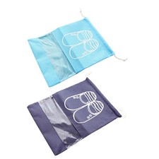  2 Pcs Pochette Pour Chaussures Sacs Peu Encombrants De Rangement