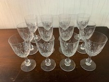 11 verres à eau modèle Massenet en cristal de Saint Louis (prix à la pièce)