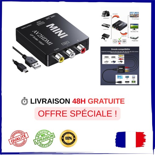 Convertisseur rca vers - rca,