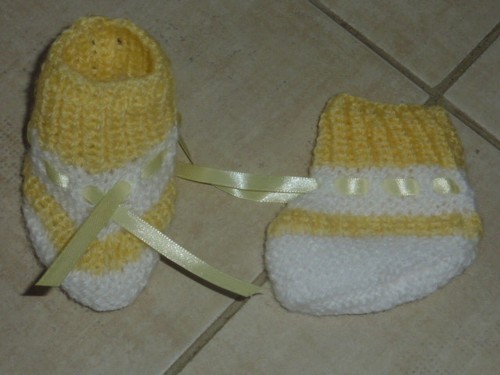 Chaussons bébé laine 3 - en, 0/3