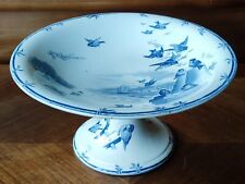 Ancien Compotier Gien Modèle Vol D Oiseaux Vaisselle Ancienne Terre De Fer