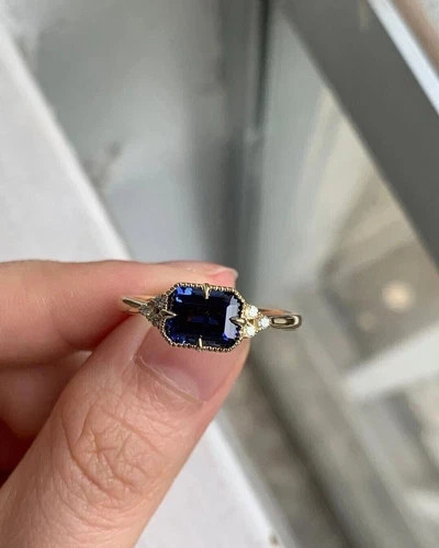 Bague mariage style art - de,