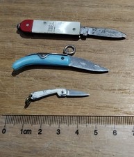 3 petits canifs de collection