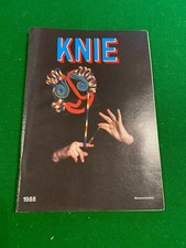 Programme Cirque - Cirque National Suisse Frères KNIE - 1988