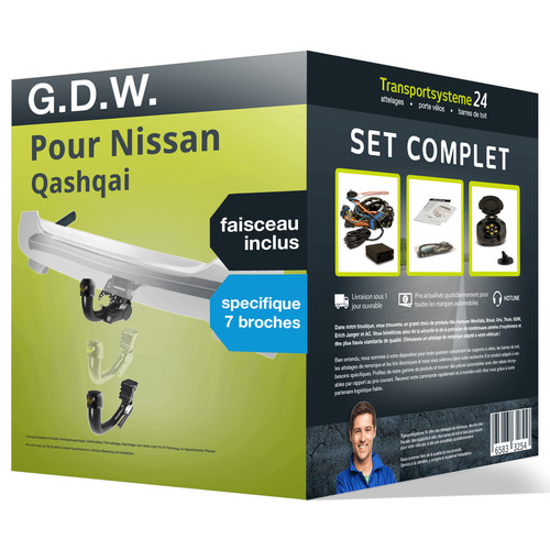 Attelage pour nissan qashqai - attelage,