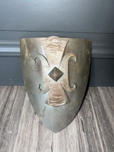 écu bouclier médiéval fer - Écu,