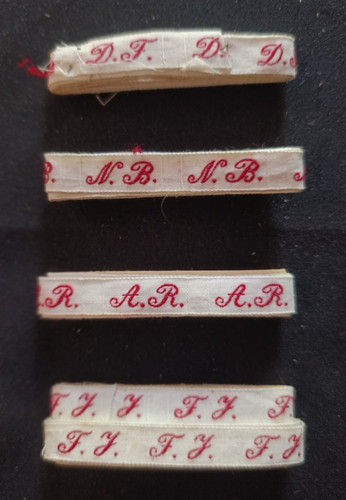 Lot ancien ruban initiale - lot,