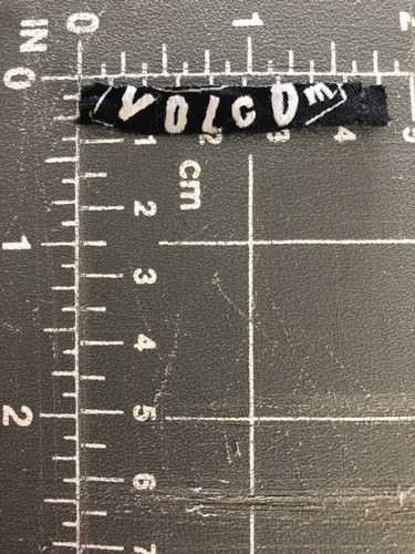 Volcom modtech logo patch tag - volcom,