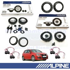 ALPINE SXE1750S SXE1725S Enceintes Avant + Arrière Pour VW GOLF V 5 2003>2008