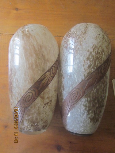 Paire vases legras - paire,