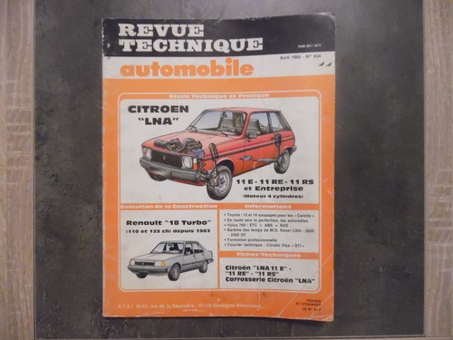 Rta 454 avril 1985 - -,
