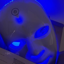 7 ColorLED Face Mask Neck Red