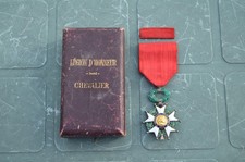 Chevalier Légion d'Honneur 1870 avec écrin - IIIème République -  (Or et Argent)