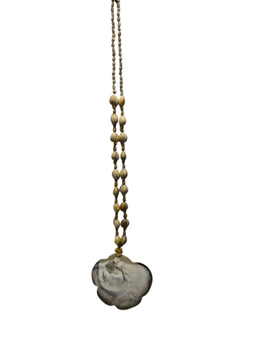 Ancien collier coquillage - coquillage, et