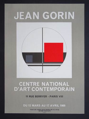 Jean gorin affiche - affiche, originale