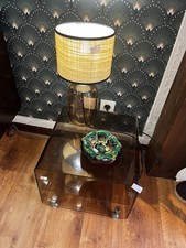 Michel DUMAS pour Roche Bobois Table basse/bar en Plexiglass années 70's Design