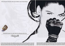 PUBLICITE ADVERTISING 094 1989 CHRISTOFLE bijoux (2 pages)
