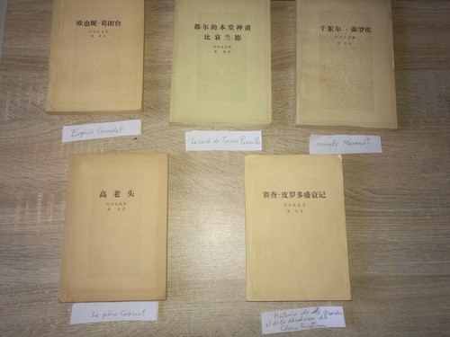 Romans balzac traduits en - 5x,