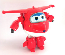 SUPER WINGS Avion robot TRANSFORMING JETT 12CM
